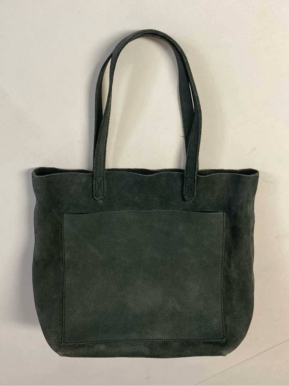Madewell Green Leather Tote